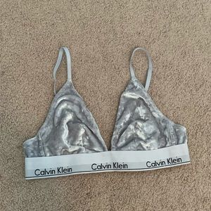 Calvin Klein Velvet Bralette